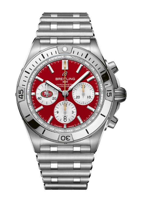 Breitling Chronomat B01 42 NFL San Francisco 49ers Replica Watch AB01342B1K1A1